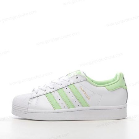 Günstiger Adidas Superstar ‘Weiß Grün’ Schuhe GY5986