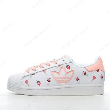 Günstiger Adidas Superstar ‘Weiß Orange’ Schuhe HO5667