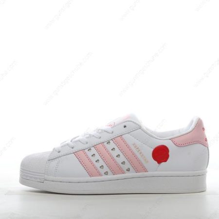 Günstiger Adidas Superstar ‘Weiß Rosa’ Schuhe IE6976