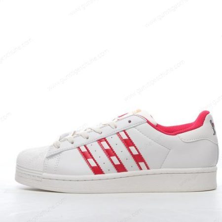 Günstiger Adidas Superstar ‘Weiß Rot’ Schuhe GZ4715