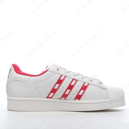 Günstiger Adidas Superstar ‘Weiß Rot’ Schuhe GZ4715