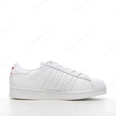 Günstiger Adidas Superstar ‘Weiß Rot’ Schuhe