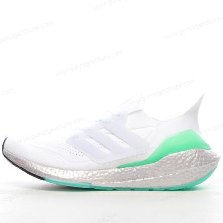 Günstiger Adidas Ultra boost 21 ‘Gold Weiß Grün’ Schuhe FY0383