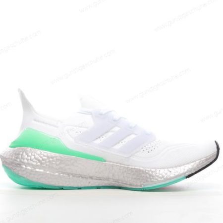 Günstiger Adidas Ultra boost 21 ‘Gold Weiß Grün’ Schuhe FY0383