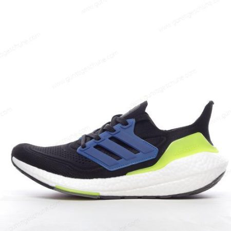 Günstiger Adidas Ultra boost 21 ‘Schwarz Grün Blau Weiß’ Schuhe FY0568