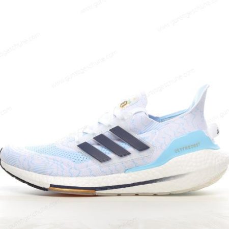 Günstiger Adidas Ultra boost 21 ‘Weiß Blau’ Schuhe GZ7120