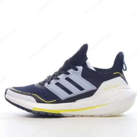 Günstiger Adidas Ultra boost 21 ‘Weiß Gelb Blau’ Schuhe S23893