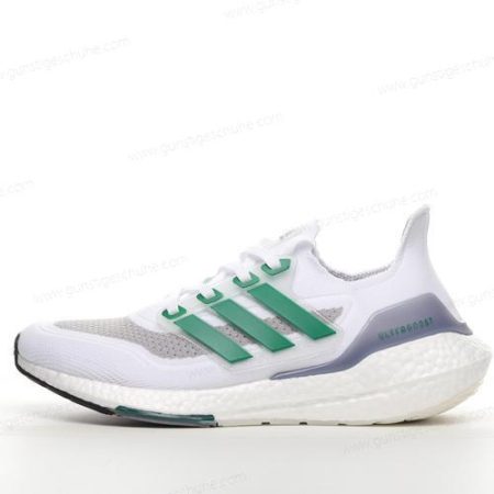 Günstiger Adidas Ultra boost 21 ‘Weiß Grün’ Schuhe FZ2326