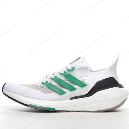 Günstiger Adidas Ultra boost 21 ‘Weiß Grün Schwarz’ Schuhe FZ2326