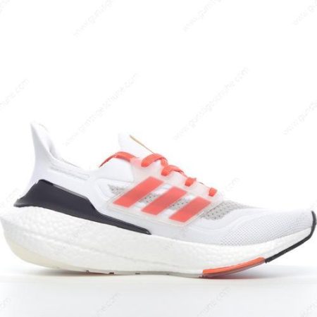 Günstiger Adidas Ultra boost 21 ‘Weiß Rot’ Schuhe FZ1925
