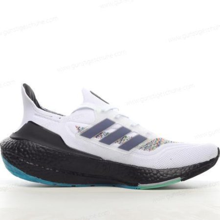 Günstiger Adidas Ultra boost 21 ‘Weiß Violett Schwarz’ Schuhe GZ3194