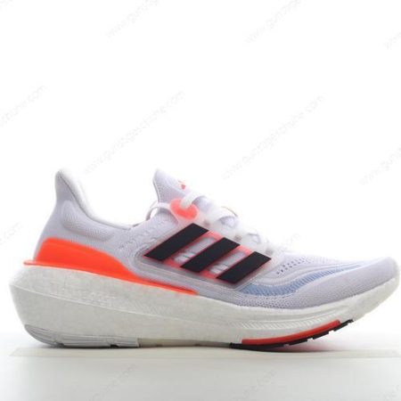Günstiger Adidas Ultra boost Light 23 ‘Weiß Schwarz Grau Orange’ Schuhe HQ6351
