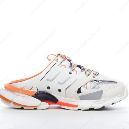 Günstiger Balenciaga Track Mule ‘Weiß Orange’ Schuhe