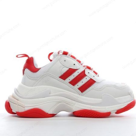 Günstiger Balenciaga Triple S x Adidas ‘Weiß Rot’ Schuhe ID4734