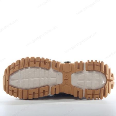 Günstiger FILA Fusion Bianco Platform Sneakers ‘Beige Grün’ Schuhe FF750SH20A96C4GS