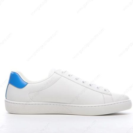 Günstiger Gucci ACE TENNIS ‘Weiß Blau’ Schuhe 603696-AYO70-9096