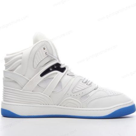 Günstiger Gucci Basket High ‘Weiß Blau’ Schuhe 661310-2SHA0-9014