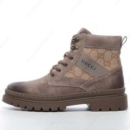 Günstiger Gucci Screener GG High ‘Braun’ Schuhe