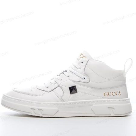 Günstiger Gucci Screener GG High ‘Weiß’ Schuhe