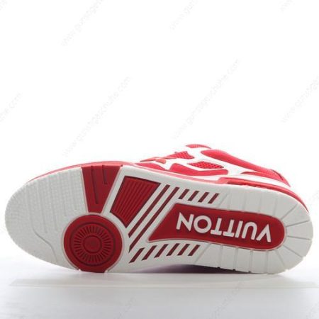 Günstiger LOUIS VUITTON LV Skate Sneaker ‘Rot Weiß’ Schuhe 1AARS5