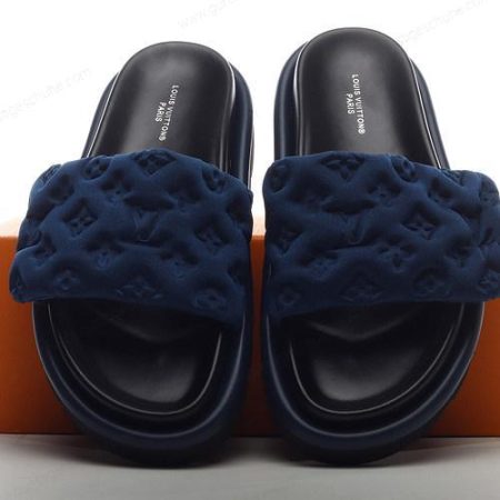 Günstiger LOUIS VUITTON Slides ‘Blau Schwarz’ Schuhe