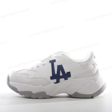 Günstiger MLB Bigball Chunky Embo ‘Weiß Blau’ Schuhe