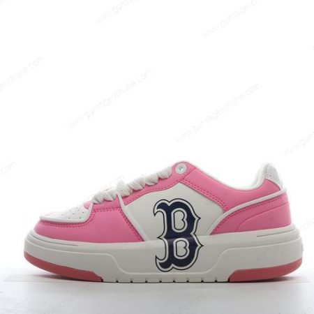 Günstiger MLB Chunky Liner ‘Weiß Rosa Schwarz’ Schuhe