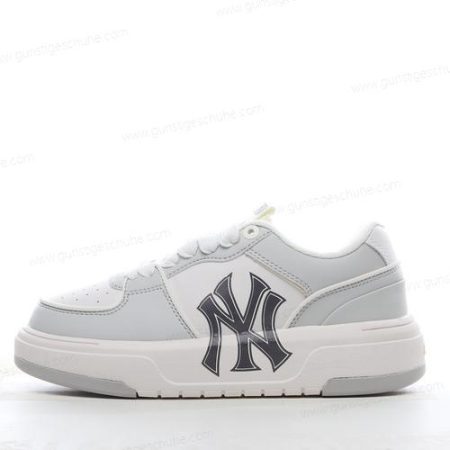 Günstiger MLB Chunky Liner Yankees ‘Weiß Grau’ Schuhe 3ASXCA12N-50GRL