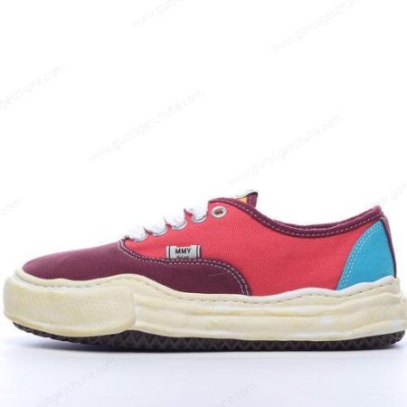Günstiger Maison MIHARA YASUHIRO Original Sole Colour Block Low top Sneakers ‘Rot Blau Violett’ Schuhe