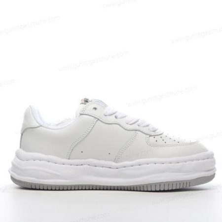 Günstiger Maison MIHARA YASUHIRO Perforated Detail Low Top Sneakers ‘Weiß’ Schuhe A07FW702