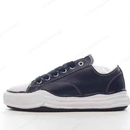 Günstiger Maison MIHARA YASUHIRO Peterson OG Sole Leather Low ‘Schwarz Weiß’ Schuhe A06FW736-13