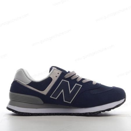 Günstiger New Balance 574 ‘Marineblau Weiß Grau’ Schuhe ML574EVN