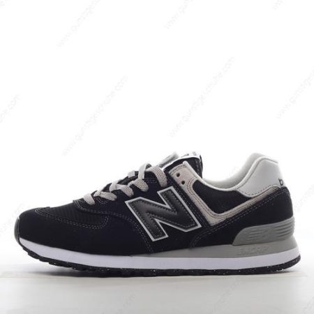 Günstiger New Balance 574 ‘Schwarz Weiß’ Schuhe WL574EVB