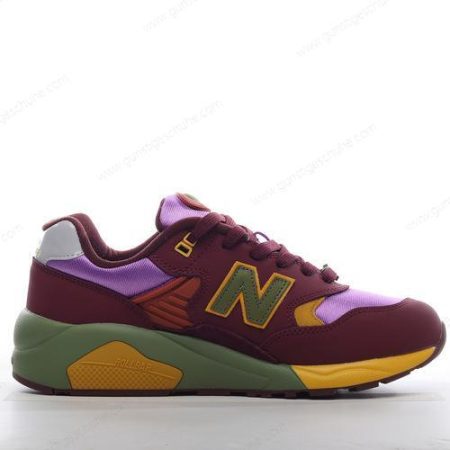 Günstiger New Balance 580 ‘Rot Violett Grün Gelb’ Schuhe MT580SR2