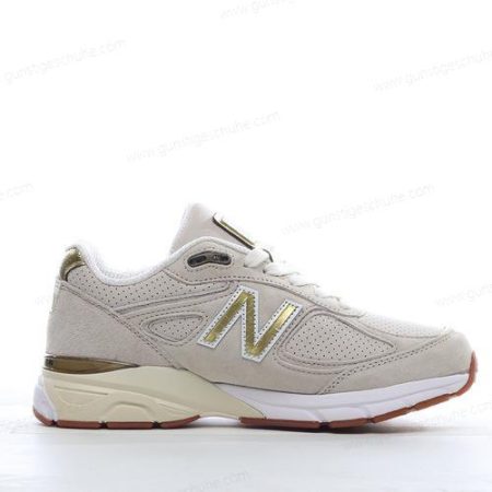 Günstiger New Balance 990v4 ‘Gold Weiß’ Schuhe W990AG4