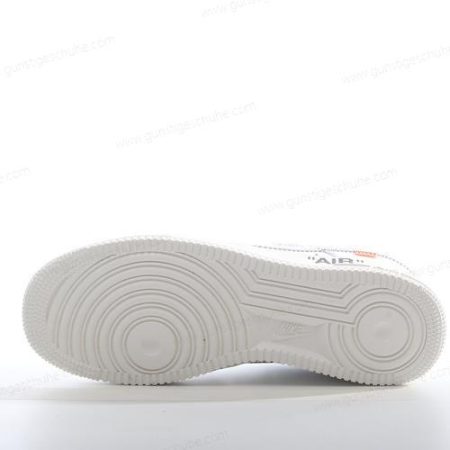 Günstiger Nike Air Force 1 Low 07 Off-White ‘Weiß Silber’ Schuhe AO4297-100