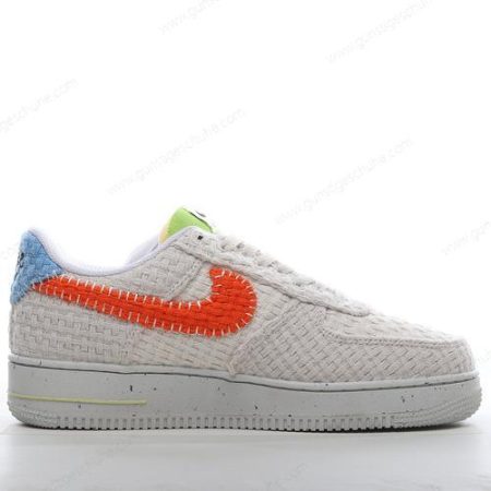 Günstiger Nike Air Force 1 Low ‘Orange Weiß’ Schuhe DV2112-001