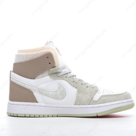 Günstiger Nike Air Jordan 1 High Zoom Air CMFT ‘Weiß Grau Olive’ Schuhe CT0979-102