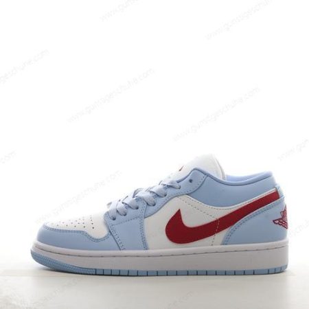 Günstiger Nike Air Jordan 1 Low ‘Blau Grau Weiß Rot’ Schuhe DC0774-164