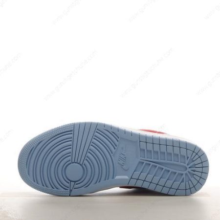 Günstiger Nike Air Jordan 1 Low ‘Blau Grau Weiß Rot’ Schuhe DC0774-164