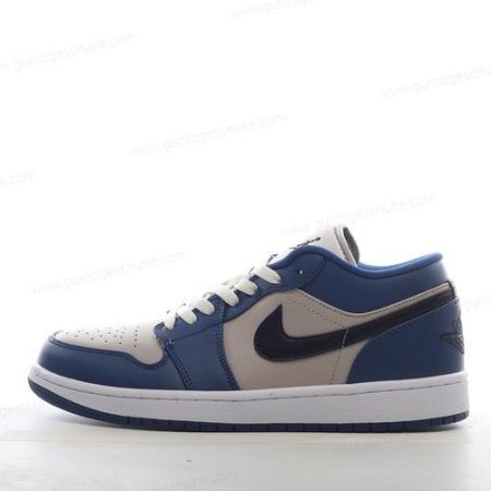 Günstiger Nike Air Jordan 1 Low ‘Blau Grau Weiß’ Schuhe 553558-412
