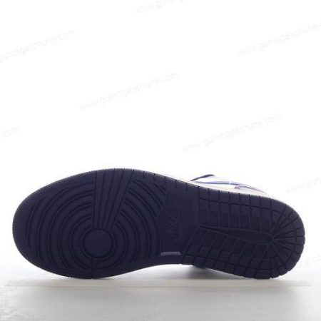 Günstiger Nike Air Jordan 1 Low ‘Dunkelblau Weiß’ Schuhe DC0774-502