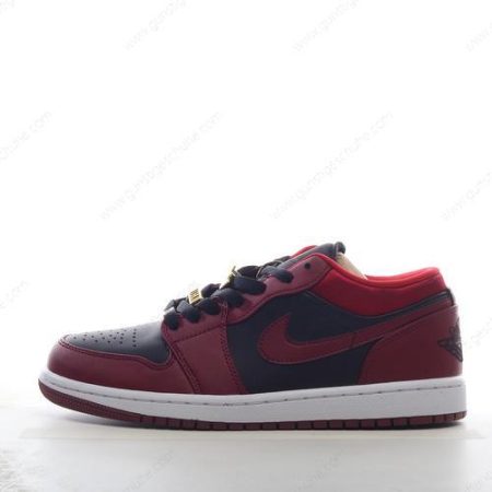 Günstiger Nike Air Jordan 1 Low ‘Rot Schwarz Weiß’ Schuhe 553558-605