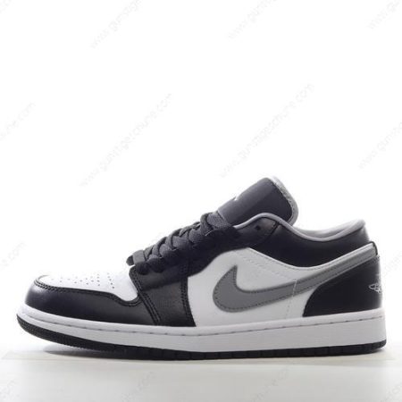 Günstiger Nike Air Jordan 1 Low ‘Schwarz Grau Weiß’ Schuhe 553558-040