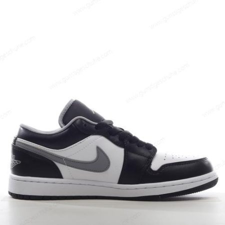 Günstiger Nike Air Jordan 1 Low ‘Schwarz Grau Weiß’ Schuhe 553558-040