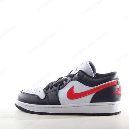 Günstiger Nike Air Jordan 1 Low ‘Schwarz Rot Weiß’ Schuhe DC0774-004