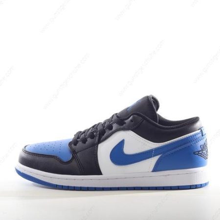 Günstiger Nike Air Jordan 1 Low ‘Schwarz Weiß Königsblau’ Schuhe 553558-140