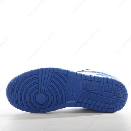 Günstiger Nike Air Jordan 1 Low ‘Schwarz Weiß Königsblau’ Schuhe 553558-140