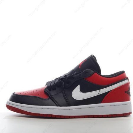 Günstiger Nike Air Jordan 1 Low ‘Schwarz Weiß Rot’ Schuhe 553560-066