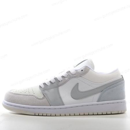 Günstiger Nike Air Jordan 1 Low ‘Weiß Blau Grau’ Schuhe CV3043-100